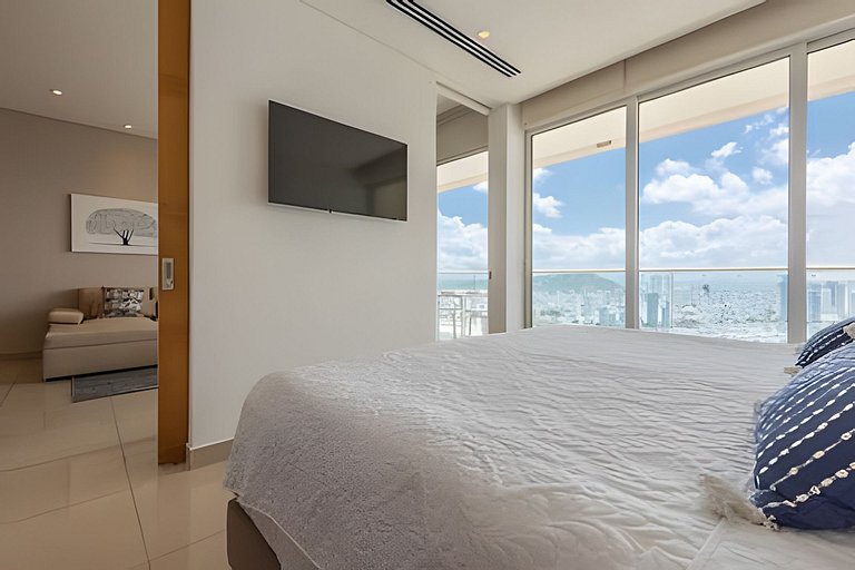 ¡Espectacular Vista a la bahía! Piso 26 H2 Hyatt