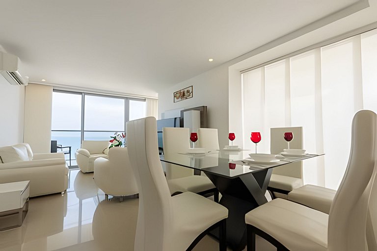 Hermoso Apto Frente al Mar - Morros City 801