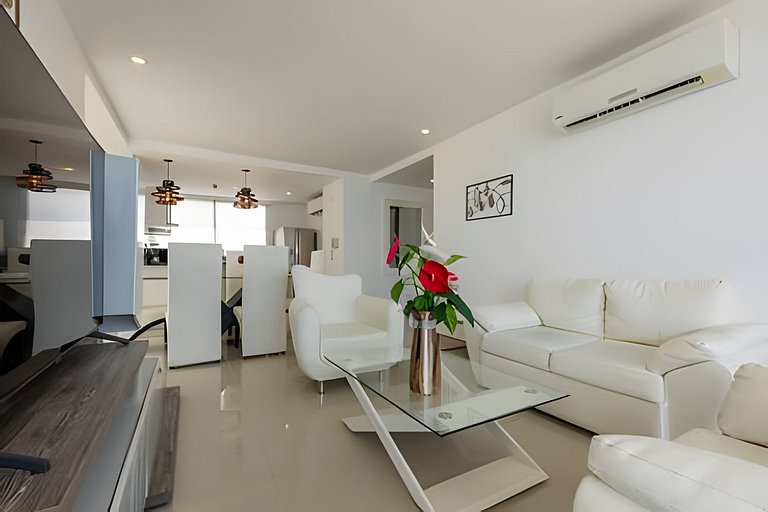 Hermoso Apto Frente al Mar - Morros City 801