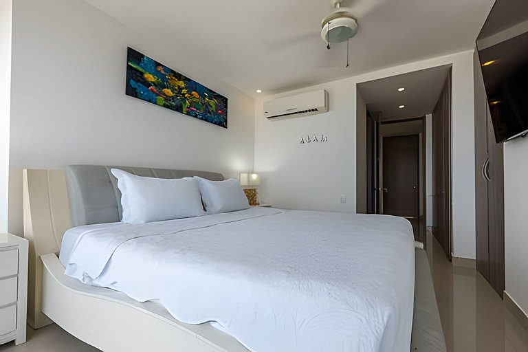 Hermoso Apto Frente al Mar - Morros City 801