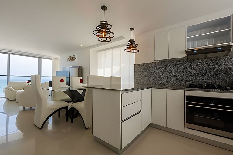 Hermoso Apto Frente al Mar - Morros City 801