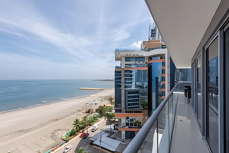 Hermoso Apto Frente al Mar - Morros City 801
