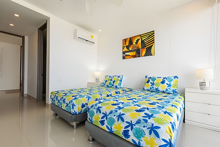 Hermoso Apto Frente al Mar - Morros City 801