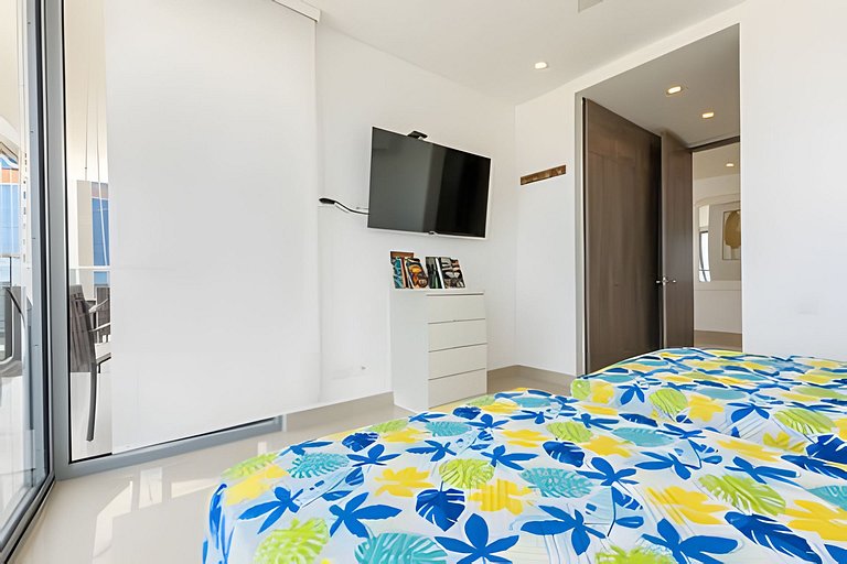 Hermoso Apto Frente al Mar - Morros City 801