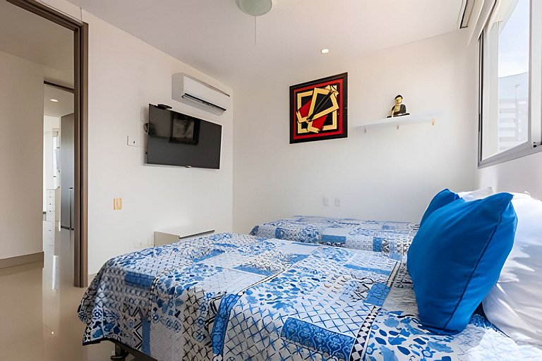 Hermoso Apto Frente al Mar - Morros City 801