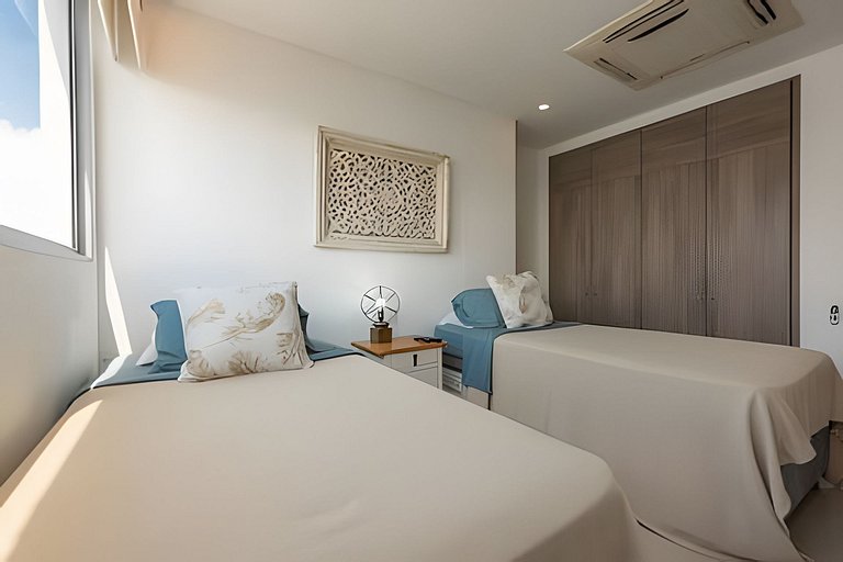 Lujoso Apto de 2 habitaciones en piso 30