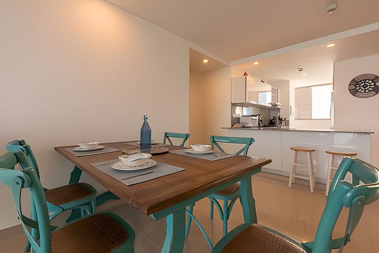 Lujoso Apto de 2 habitaciones en piso 30