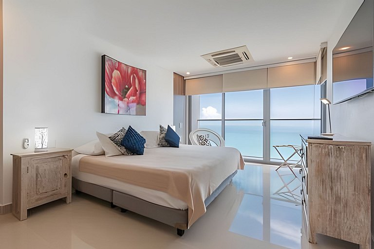 Lujoso Apto de 2 habitaciones en piso 30