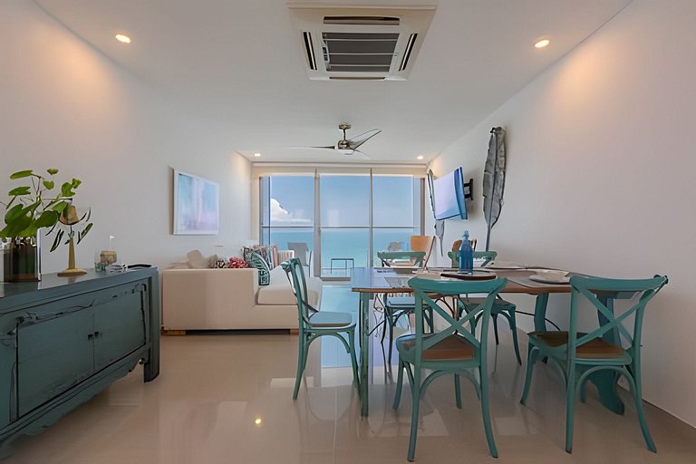 Lujoso Apto de 2 habitaciones en piso 30