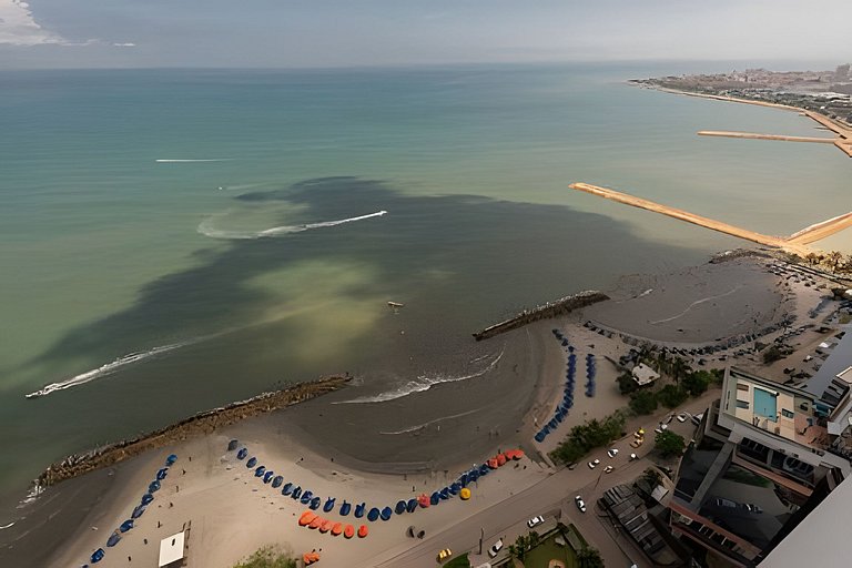 Lujoso Apto de 2 habitaciones en piso 30