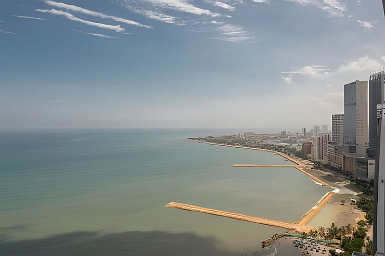 Lujoso Apto de 2 habitaciones en piso 30