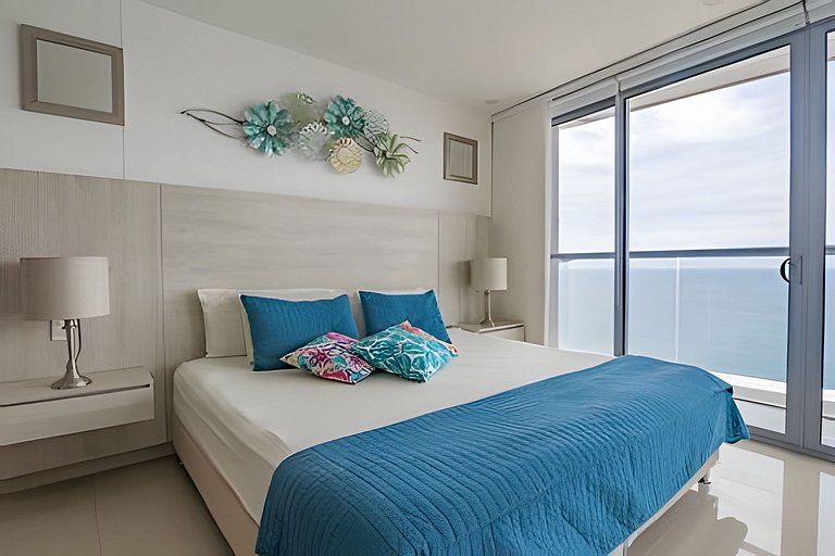 Lujoso Apto de 1 habitacion en piso 29