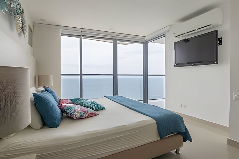 Lujoso Apto de 1 habitacion en piso 29-Morros City