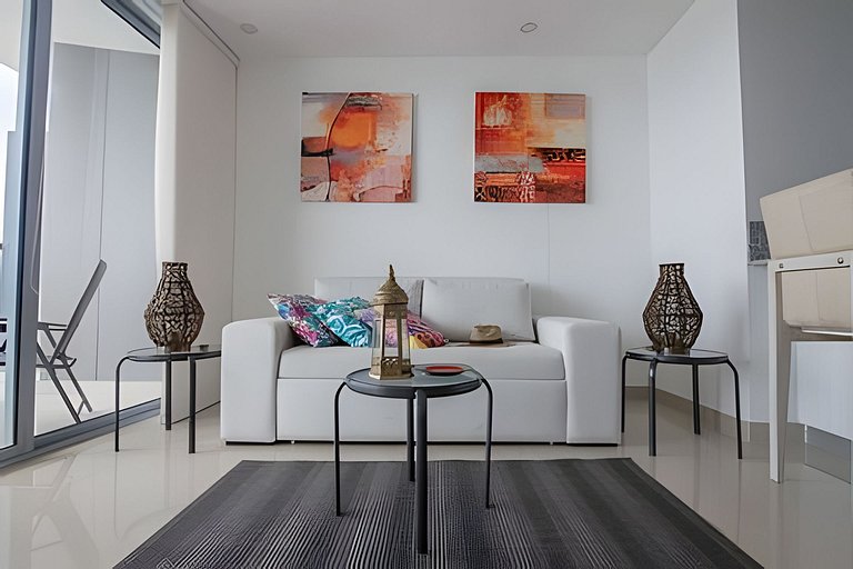 Lujoso Apto de 1 habitacion en piso 29-Morros City