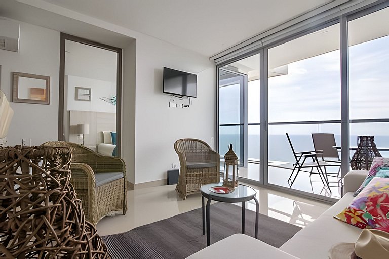 Lujoso Apto de 1 habitacion en piso 29