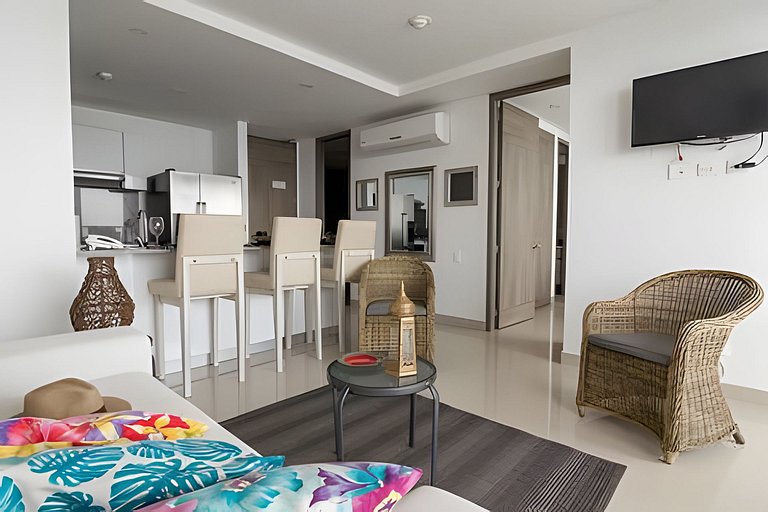 Lujoso Apto de 1 habitacion en piso 29