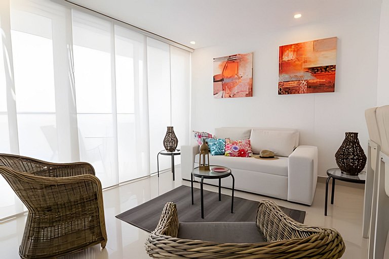 Lujoso Apto de 1 habitacion en piso 29-Morros City