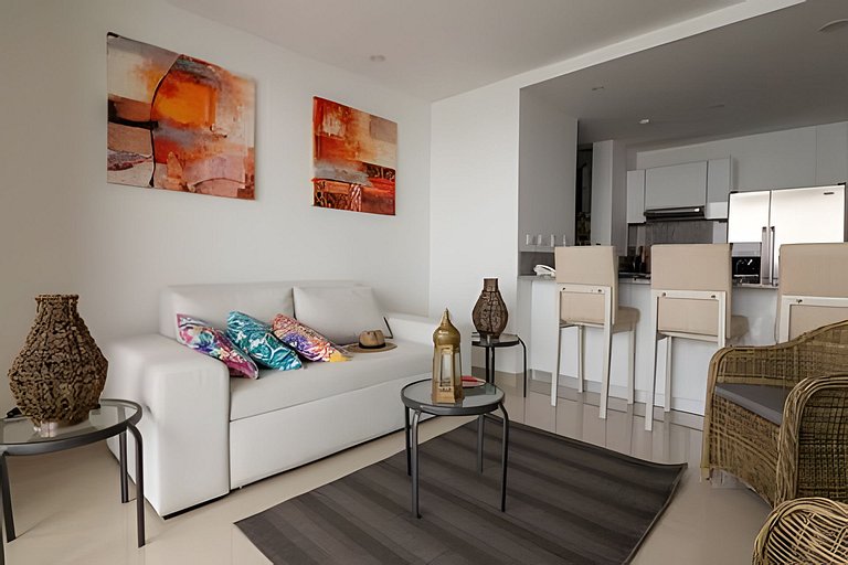 Lujoso Apto de 1 habitacion en piso 29