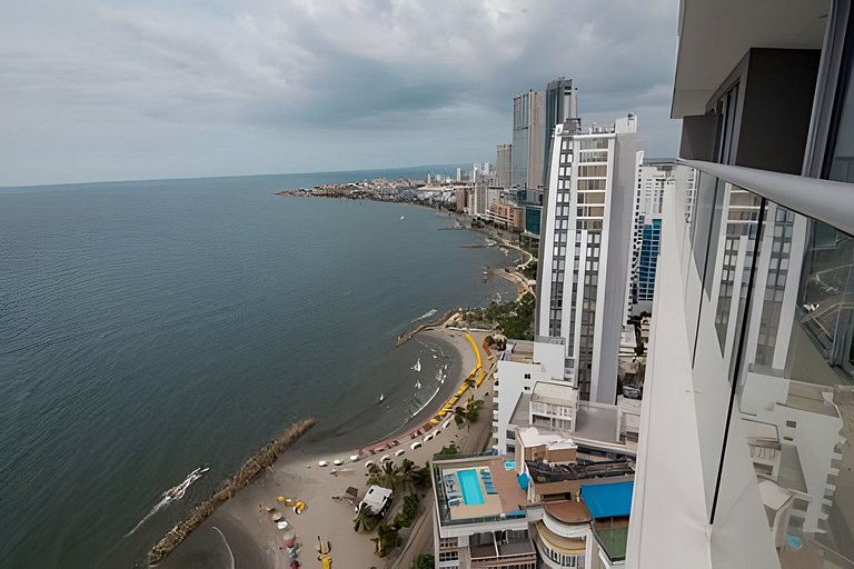 Lujoso Apto de 1 habitacion en piso 29-Morros City