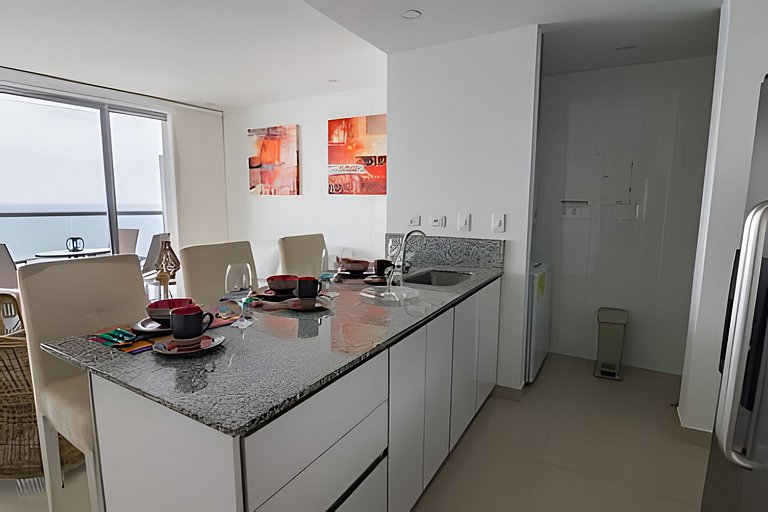 Lujoso Apto de 1 habitacion en piso 29