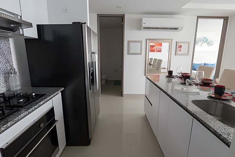 Lujoso Apto de 1 habitacion en piso 29-Morros City