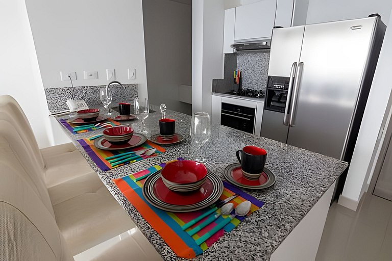 Lujoso Apto de 1 habitacion en piso 29