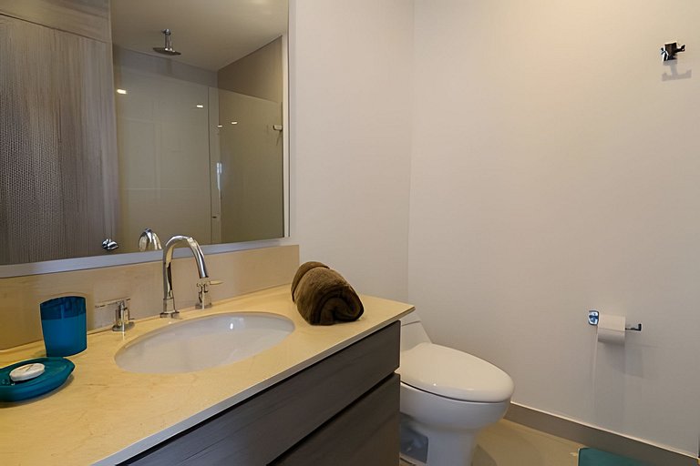 Lujoso Apto de 1 habitacion en piso 29