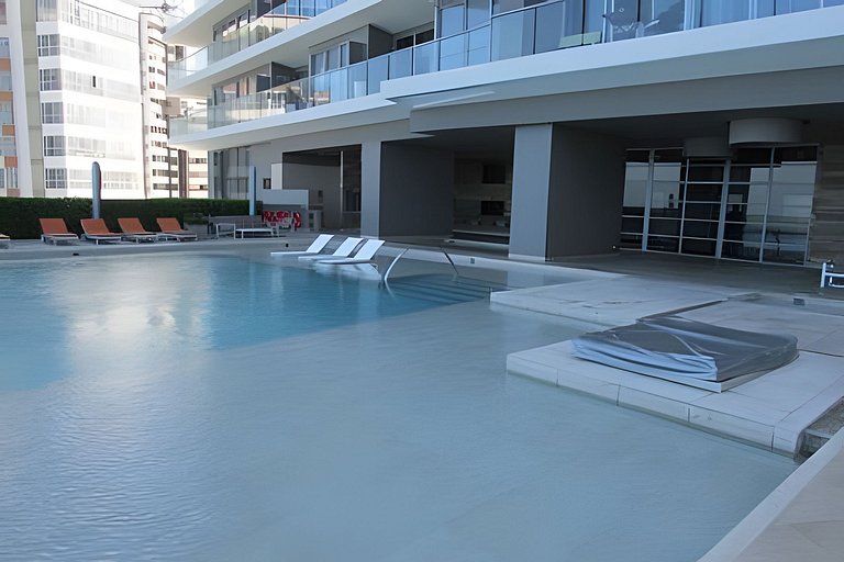 Lujoso Apto de 1 habitacion en piso 29