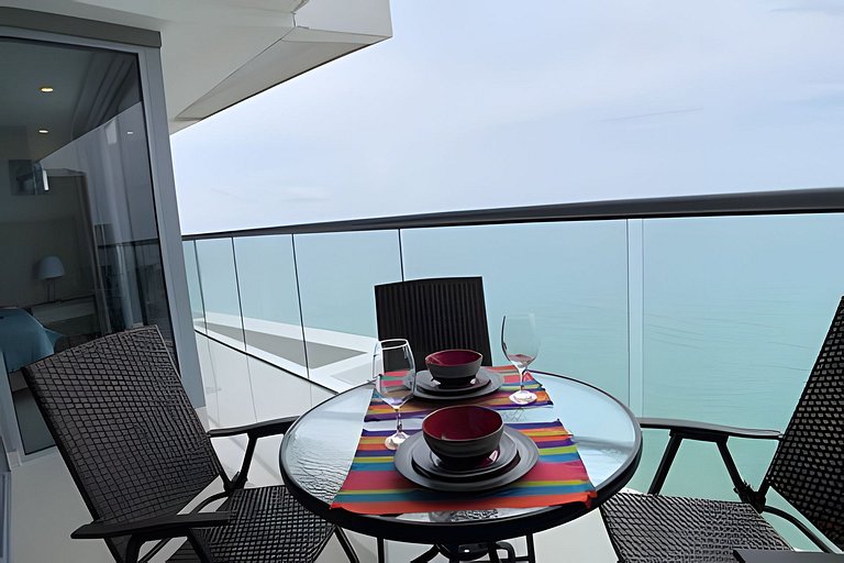 Lujoso Apto de 1 habitacion en piso 29-Morros City