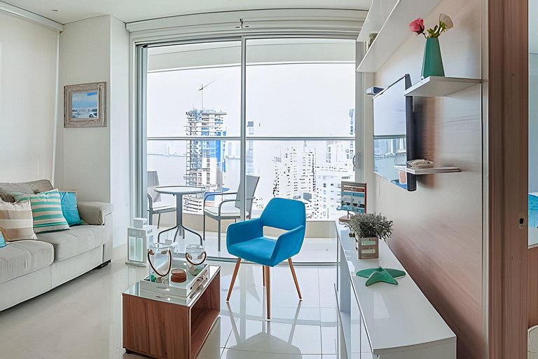 Lujoso Apto de 1 Habitación en Piso 24-Murano E