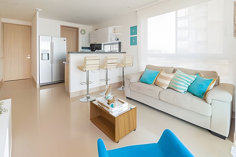 Lujoso Apto de 1 Habitación en Piso 24-Murano E