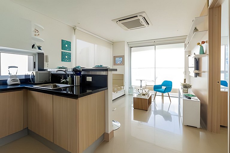 Lujoso Apto de 1 Habitación en Piso 24-Murano E