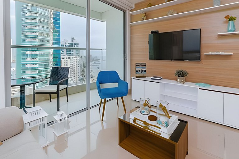 Lujoso Apto de 1 Habitación en Piso 24-Murano E