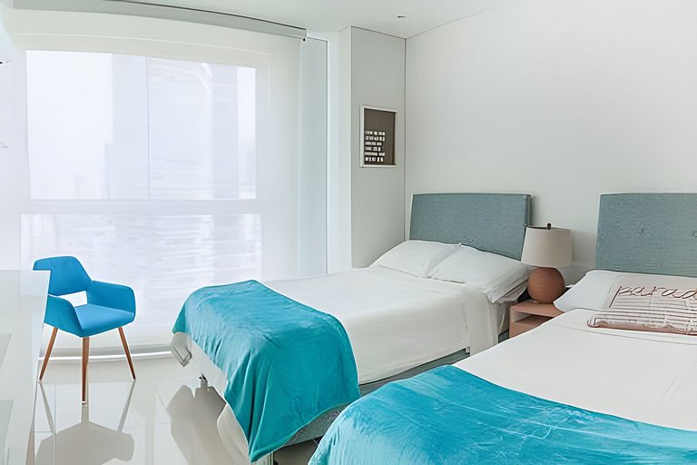 Lujoso Apto de 1 Habitación en Piso 24-Murano E