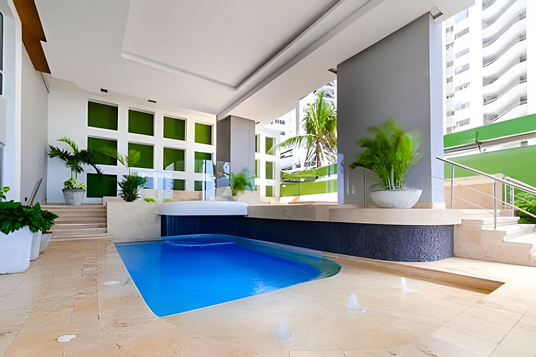 Lujoso Apto de 1 Habitación en Piso 24-Murano E