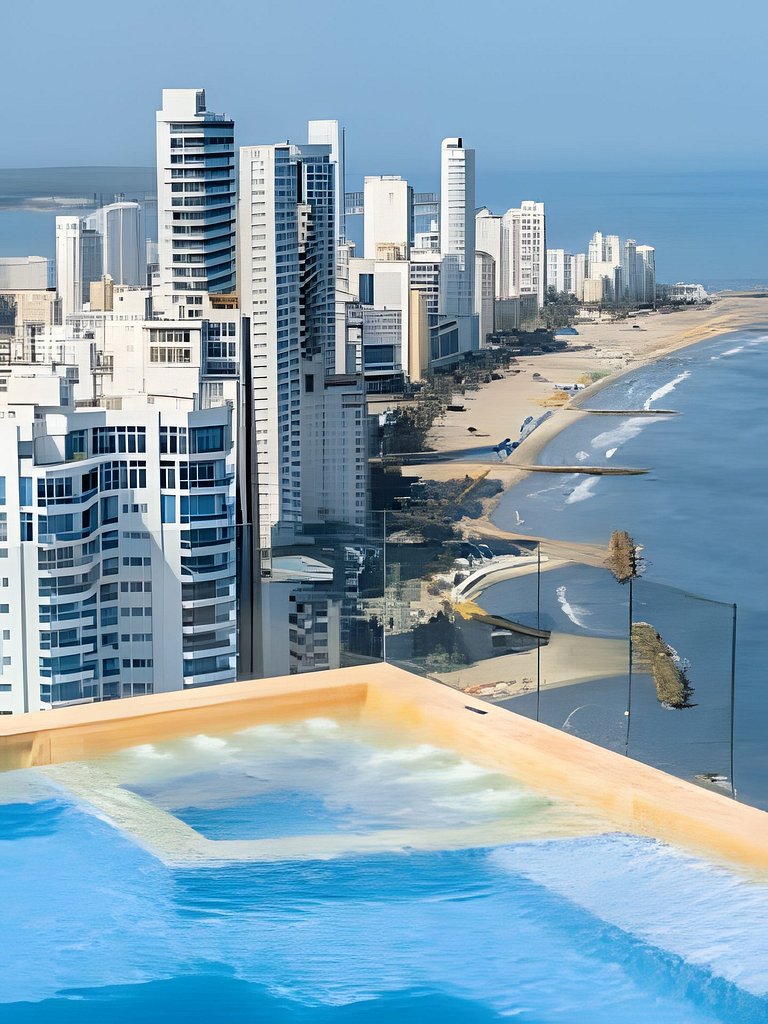 Lujoso Apto de 1 Habitación en Piso 24-Murano E