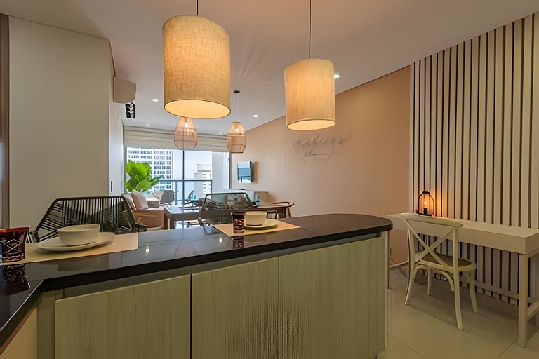 Lujoso Apto de 2 habitaciones en piso 16-Infinitum