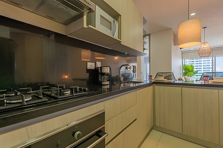 Lujoso Apto de 2 habitaciones en piso 16-Infinitum