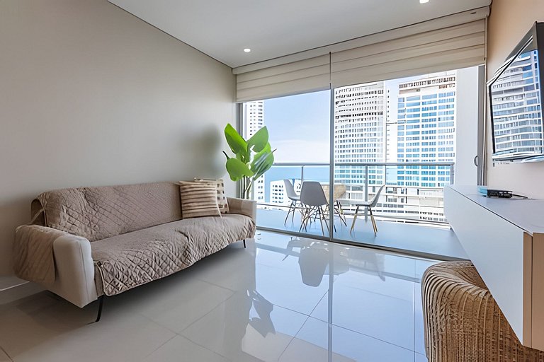 Lujoso Apto de 2 habitaciones en piso 16-Infinitum