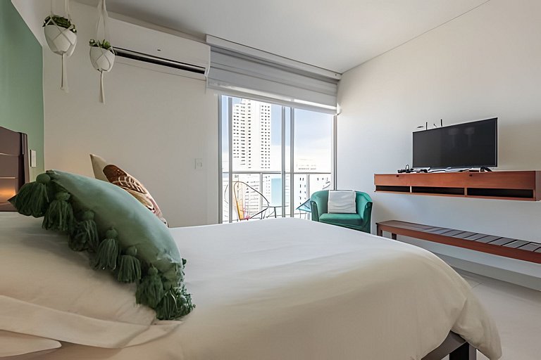 Lujoso Apto de 2 habitaciones en piso 16-Infinitum