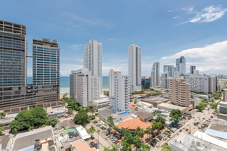 Lujoso Apto de 2 habitaciones en piso 16-Infinitum