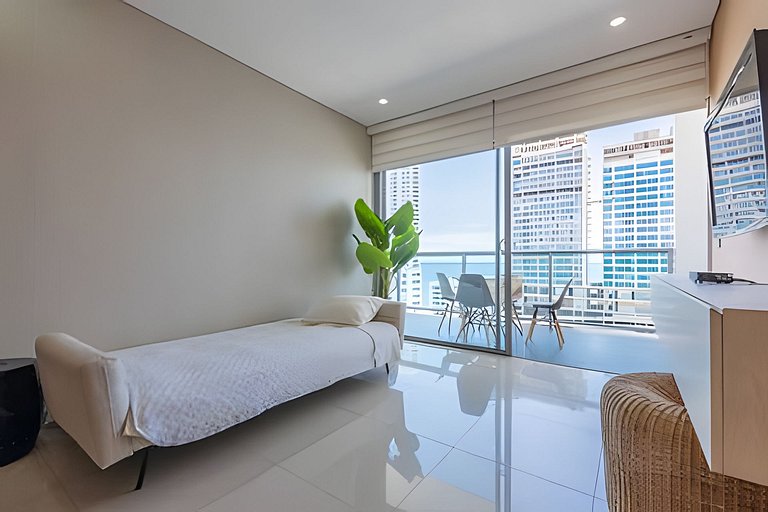 Lujoso Apto de 2 habitaciones en piso 16-Infinitum