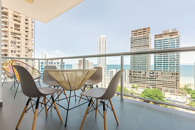 Lujoso Apto de 2 habitaciones en piso 16-Infinitum