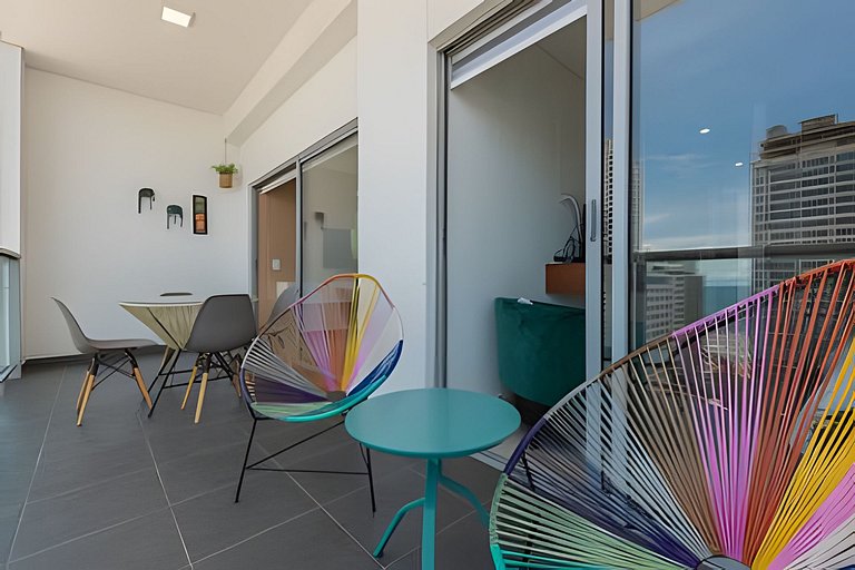 Lujoso Apto de 2 habitaciones en piso 16-Infinitum