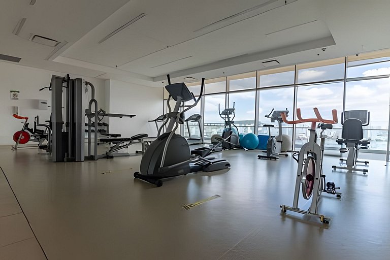 H2 Lujoso Apto 1 Hab Piso 23 con empleada