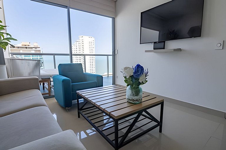 Infinitum Espectacular apto piso 28 vista al mar