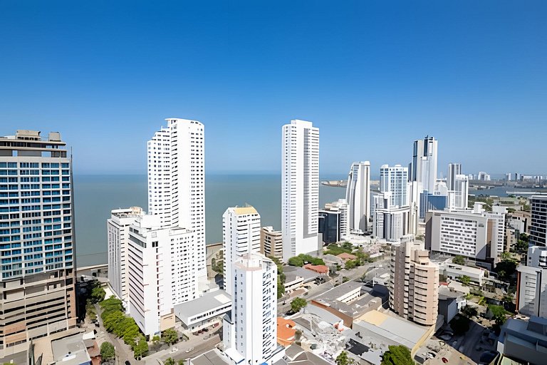 Infinitum Espectacular apto piso 28 vista al mar