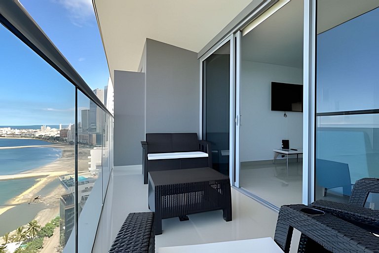 Hermoso Apto 2 Hab Piso 19 en Morros City