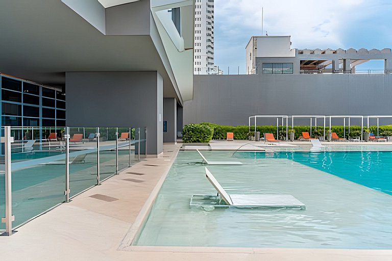 Hermoso Apto 2 Hab Piso 19 en Morros City