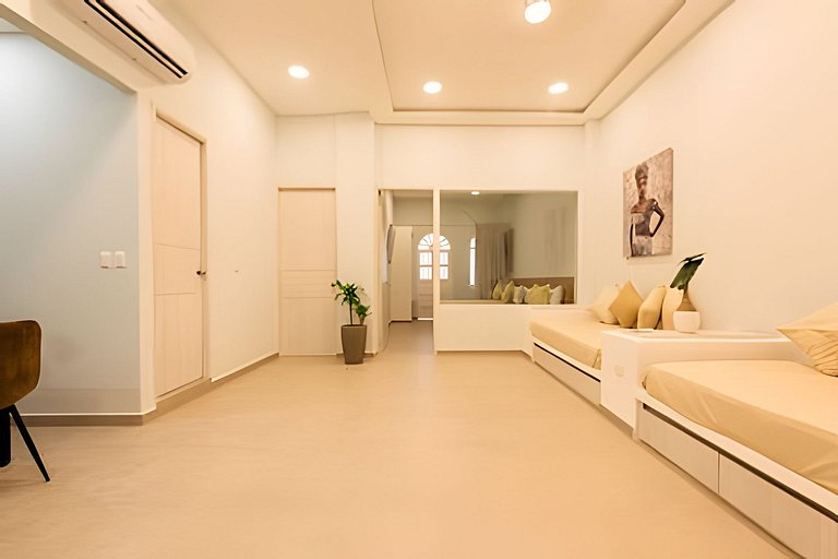 Apto con balcón en en Centro Historico - Zaher G